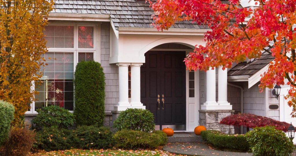 Exterior of Home in Autumn