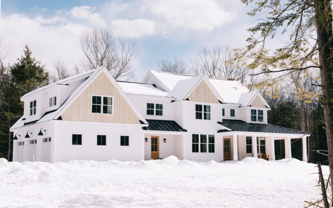 Winter Home Exterior